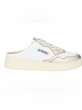 Autry Medalist Mule Sneaker White / Gold